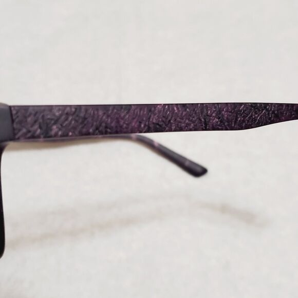 Womens OGI Purple Textured Eyeglasses Frames And Case 53-17-140 Never Worn main image 8